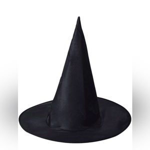 Classic Black Witches Hat Halloween Costume Witch Hat Nylon New